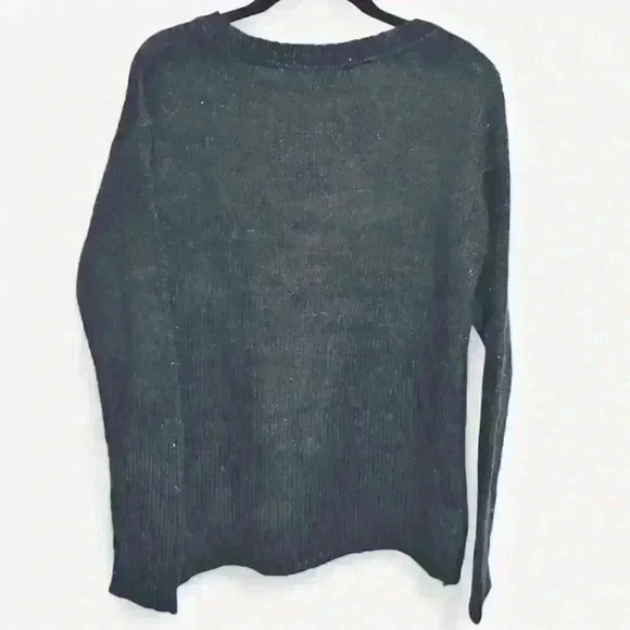 Jolt Women’s Dark Navy Blue Sweater Fox Design Size Small - Picture 2 of 3